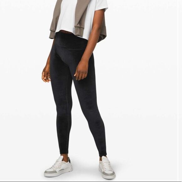 Lululemon Wunder Lounge High Rise Tight Velvet Black - Picture 12 of 12